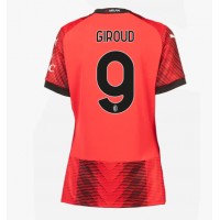 Camiseta AC Milan Olivier Giroud #9 Primera Equipación Replica 2023-24 para mujer mangas cortas
